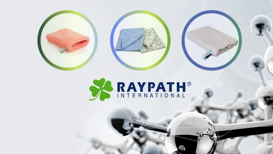 Nano šluostės. Raypath Nano Silver Technology.
