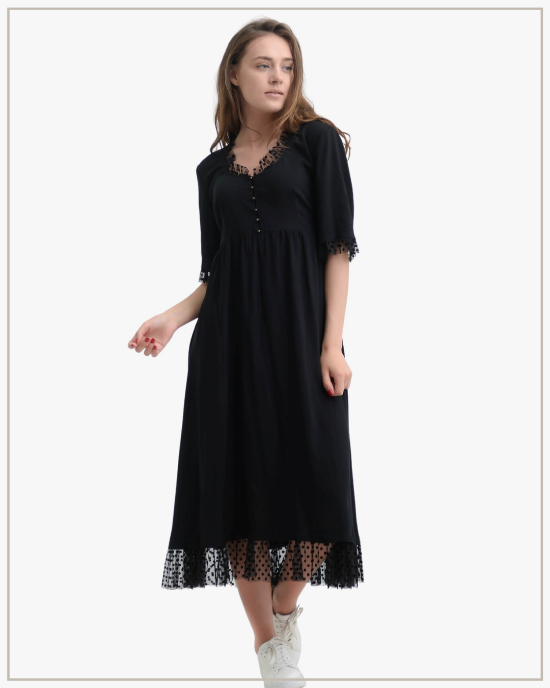 SHTAPEL viskozės suknelė Boho