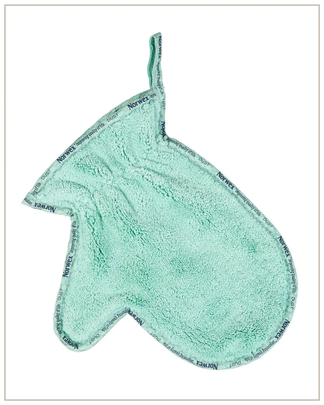 Mikropluošto pirštinė dulkėms valyti (BacLock), žalia