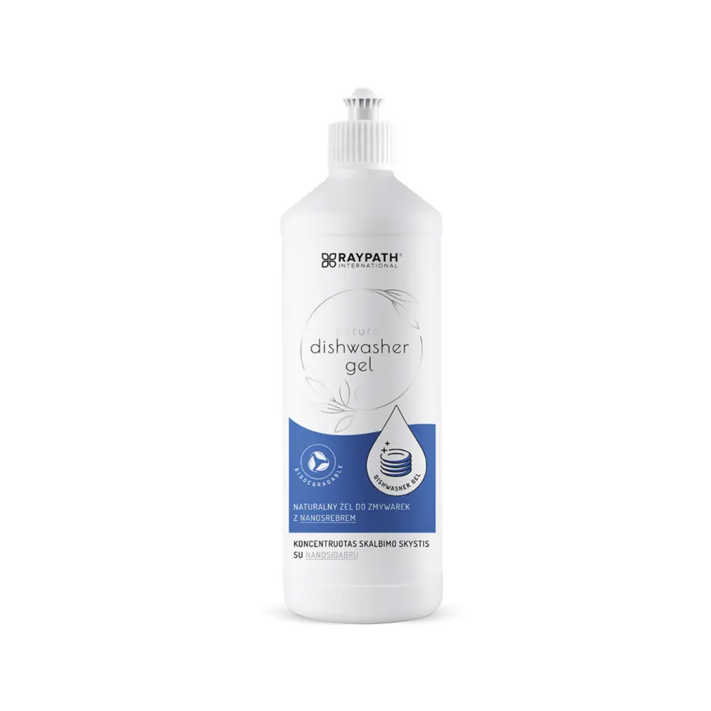 Natūralus indaplovės gelis su nanosidabru, 500ml
