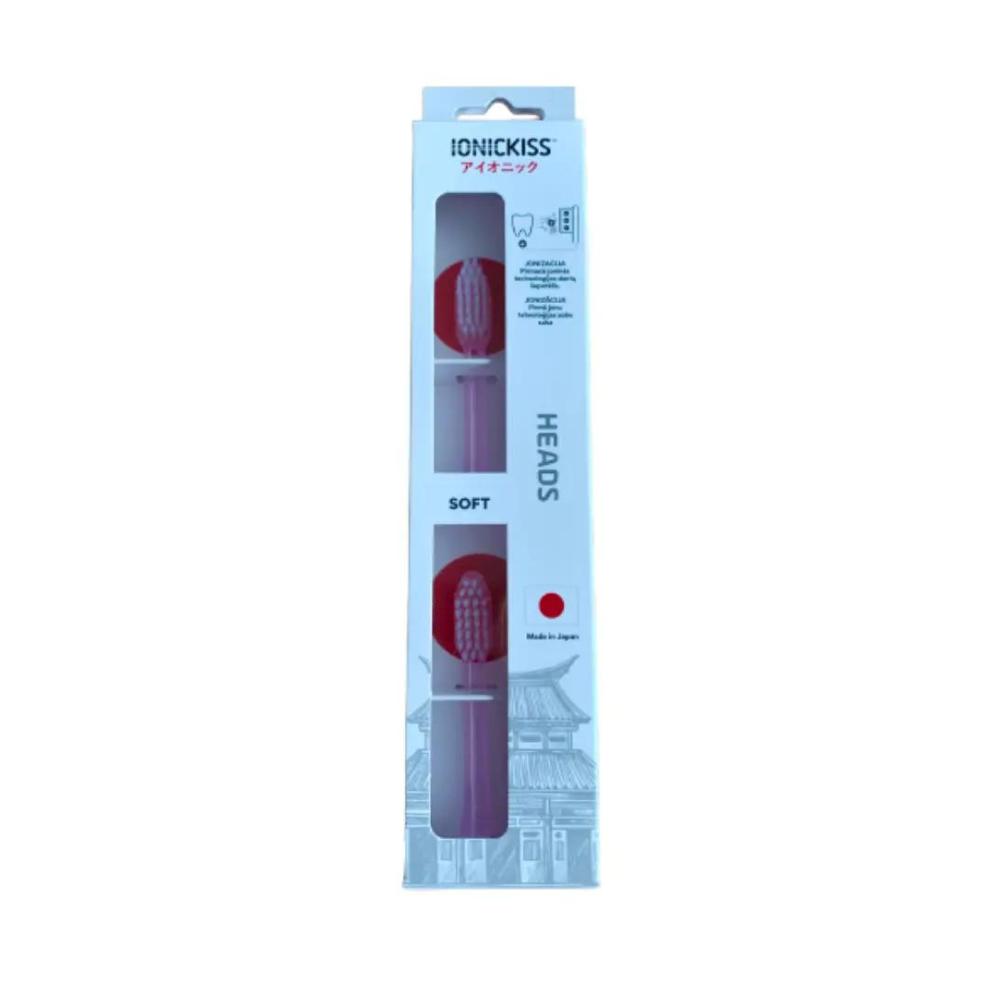 Keičiama galvutė IONICKISS Original Soft 2 vnt Pink